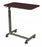 Medline At Home 100 and 150 Series Overbed Tables - At Home Laminate Overbed Table, Mahogany - MDRAHOBT100EL