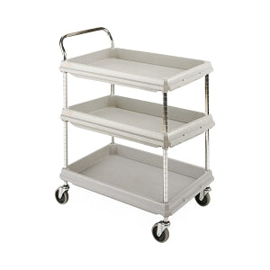 InterMetro Utility Carts - Utility Cart, 3 Shelves, Deep Ledge, 400 lb. Capacity - BC2636-3DG