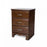 Akin Classics Collection Nightstands - Classics 3-Drawer Bedside Cabinet, Millwork Cherry, 20.5" W x 16.9" D x 29.8" H - MDRCLA10MC