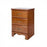 Akin Classics Collection Nightstands - Classics 3-Drawer Bedside Cabinet, Spiced Cherry, 20.5" W x 16.9" D x 29.8" H - CLA10SP