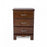 Akin Classics Collection Nightstands - Classics 3-Drawer Bedside Cabinet, Warm Walnut, 20.5" W x 16.9" D x 29.8" H - CLA10WL