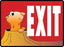 Clinton Industries Inc General Room Signs - SIGN, EXIT, PEDIATRIC ANIMALS - EX21