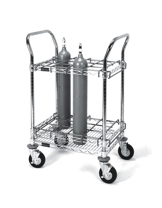 Inhalation Therapy Cart for D or E Cylinders