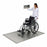 Cardinal / Detecto Scale Mfg Co Detecto In-Floor Digital Scales - Solace Series Stationary In-Floor Digital Dialysis Wheelchair Scale, Weight Capacity 1, 000 lb. - ID-4848S-855RMP