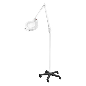 Dazor Circline Mobile Floor Stand Magnifier Lights - LIGHT, MAGNIFIER, CRCLIN, MBL FLR, 3DIOP, WH - LMC710-WH