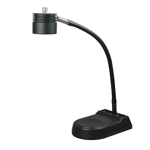 Dazor LED Lights - EcoFlex LED Desk Base Light with Flex Arm, Black, 17" - LED-FA25DB-BK