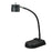 Dazor LED Lights - EcoFlex LED Desk Base Light with Flex Arm, Black, 17" - LED-FA25DB-BK