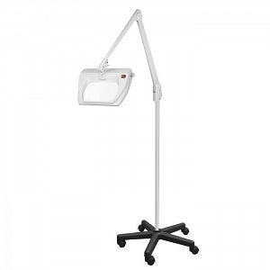 Dazor Stretchview Desk Base Magnifier - LIGHT, MAGNF, LED, STRETCHVW, MOBIL, 1.75X, WH - LMR710-WH