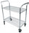 Medline Chrome Utility Carts - DBD-CART, UTILITY, 2 SHELVES, 18WX30L, CHROM - MDRM18302UC