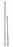 Medline Wire Posts - DBD-POST, 34", CHROME, 4/PK, HEAVYDUTY - MDRM34PL