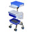 Medline Medline Phlebotomy Carts - Blood Draw Cart with Horizontal and Vertical Handle - MDRMED1370HL