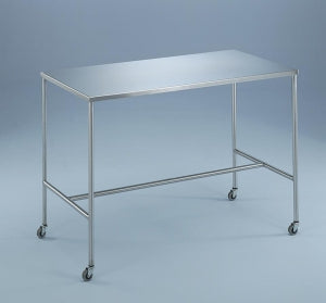 InterMetro Stainless Steel Work Tables - WORK TABLE, SS, 30"X48", MOBILE - MWT305FS