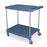 InterMetro Utility Carts - Utility Cart, 2 Shelves, Push Handle, Blue - MY2030-24BU