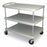 InterMetro Utility Carts - Utility Cart, Polymer, Gray, 3 Shelves - MY2636-35G