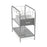 NK Medical Stainless Steel Bassinets - Stainless Steel Bassinet with Drawer - NB-SSXED