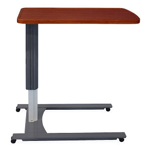 Amico Single Economy Overbed Tables - Economy Overbed Table with Single Top, Medium Cherry - OT-S-TMCN-GU