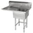 Tarrison Stainless Steel Sinks - Single Stainless Steel Sink with Left Drain - PS1-18L