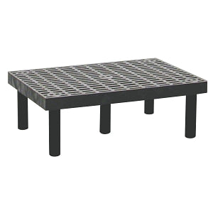 Quantum Storage Systems Stationary Modular Dunnage Units - Polymer Dunnage Rack, Ventilated, 24" x 36" x 12" - 362412DPP