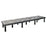 Quantum Storage Systems Stationary Modular Dunnage Units - Polymer Dunnage Rack, Solid, 24" x 96" x 12" - 962412DPS