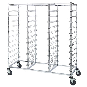 Quantum Storage Systems Bin Carts - Triple Bay Bin Cart with 33 Levels, No Bins, 24" x 60" x 69" - BC216069M33T