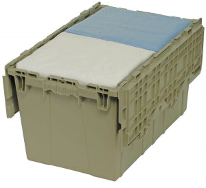 Quantum Storage Heavy-Duty Bin with Attached Top - Gray 22.1" x 13" x 13.75" Heavy-Duty Bin with Attached Top - QDC251514