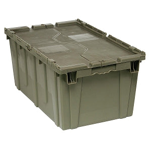 Quantum Storage Heavy-Duty Bin with Attached Top - Gray 24.3" x 14.5" x 12.5" Heavy-Duty Bin with Attached Top - QDC271712