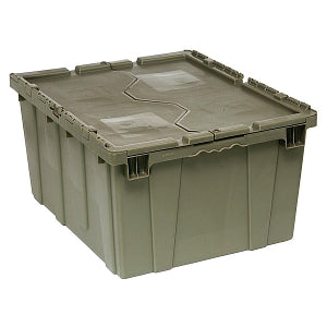 Quantum Storage Heavy-Duty Bin with Attached Top - Gray 25.8" x 18.8" x 15.6" Heavy-Duty Bin with Attached Top - QDC282015