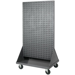 Quantum Storage Systems Double Sided Mobile Bin - LOUVERED RACK, ULTRA STK&HANG, 25WX36LX72H - QMD-36H