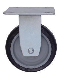 Quantum Storage Systems Casters and Tie Bars - 5" Rigid Polyurethane Plate Caster - PTPR