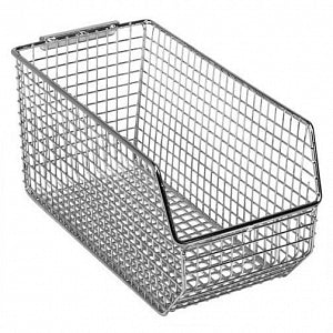 Quantum Storage Wire-Mesh Bins - Stack and Hang Wire-Mesh 5.25" x 10.75" x 5" Bins - QMB530C