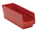 Quantum Storage Economy Shelf Bin - Red Economy Shelf Bin, 4-1/8"W x 11-5/8"L x 4"H - QSB101RD