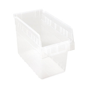 Quantum Storage Clear Store-Max Shelf Bin - BIN, 11-5/8" X 6-5/8" X 8", EA, CLEAR - QSB802CL