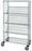 Quantum Storage Systems Slanted Shelf Suture Carts - Slanted-Shelf Suture Cart, Enclosed Panels, 18" x 36" x 69" - WRCSL5631836EP