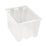 Quantum Storage Genuine Stack and Nest Tote - Genuine 15.5" x 19.5" x 13" Stack-and-Nest Tote, Clear View - SNT195CL