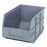 Quantum Storage Systems Stackable Shelf Bins - Gray 12" x 8.25" x 7" Stackable Shelf Bin - SSB423 GRAY