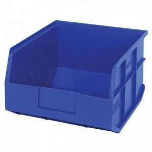 Quantum Storage Systems Stackable Shelf Bins - Blue 11"W x 12"L x 7"H Stackable Shelf Bin - SSB425 BLUE