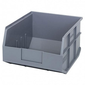 Quantum Storage Systems Stackable Shelf Bins - Gray 11"W x 12"L x 7"H Stackable Shelf Bin - SSB425 GRAY