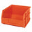 Quantum Storage Systems Stackable Shelf Bins - Orange 11"W x 12"L x 7"H Stackable Shelf Bin - SSB425 ORANGE