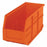 Quantum Storage Systems Stackable Shelf Bins - Orange 6"W x 14"L x 7"H Stackable Shelf Bin - SSB441 ORANGE