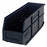 Quantum Storage Systems Stackable Shelf Bins - Black 6"W x 18"L x 7"H Stackable Shelf Bin - SSB461 BLACK