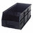 Quantum Storage Systems Stackable Shelf Bins - Black 8.25"W x 18"L x 7"H Stackable Shelf Bin - SSB463 BLACK