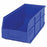 Quantum Storage Systems Stackable Shelf Bins - Blue 8.25"W x 18"L x 7"H Stackable Shelf Bin - SSB463 BLUE