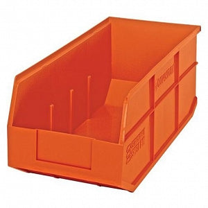 Quantum Storage Systems Stackable Shelf Bins - Orange 8.25"W x 18"L x 7"H Stackable Shelf Bin - SSB463 ORANGE