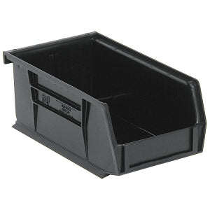 Quantum Storage Systems Hang-and-Stack Bins - Hang and Stack Bin, 7-3/8" x 4-1/8" x 3", Black - QUS220 BLACK