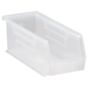 Quantum Storage Systems Clear-View Storage Bins - Clear Bin, 10-7/8" x 4-1/8" x 4" - QUS224CL