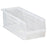 Quantum Storage Systems Clear-View Storage Bins - Clear Bin, 14-3/4" x 5-1/2" x 5" - QUS234CL