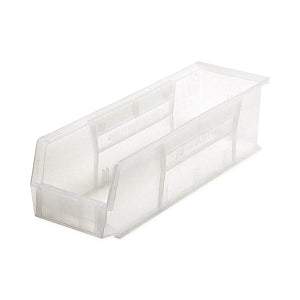 Quantum Storage Systems Hang-and-Stack Bins - Clear Bin, 18" x 5-1/2" x 5" - QUS238CL