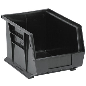 Quantum Storage Systems Hang-and-Stack Bins - Hang and Stack Bin, 10-3/4" x 8-1/4" x 7", Black - QUS239 BLACK