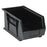 Quantum Storage Systems Hang-and-Stack Bins - Hang and Stack Bin, 14-3/4" x 8-1/4" x 7", Black - QUS240 BLACK