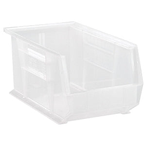 Quantum Storage Systems Clear-View Storage Bins - Clear Bin, 14-3/4" x 8-1/4" x 7" - QUS240CL